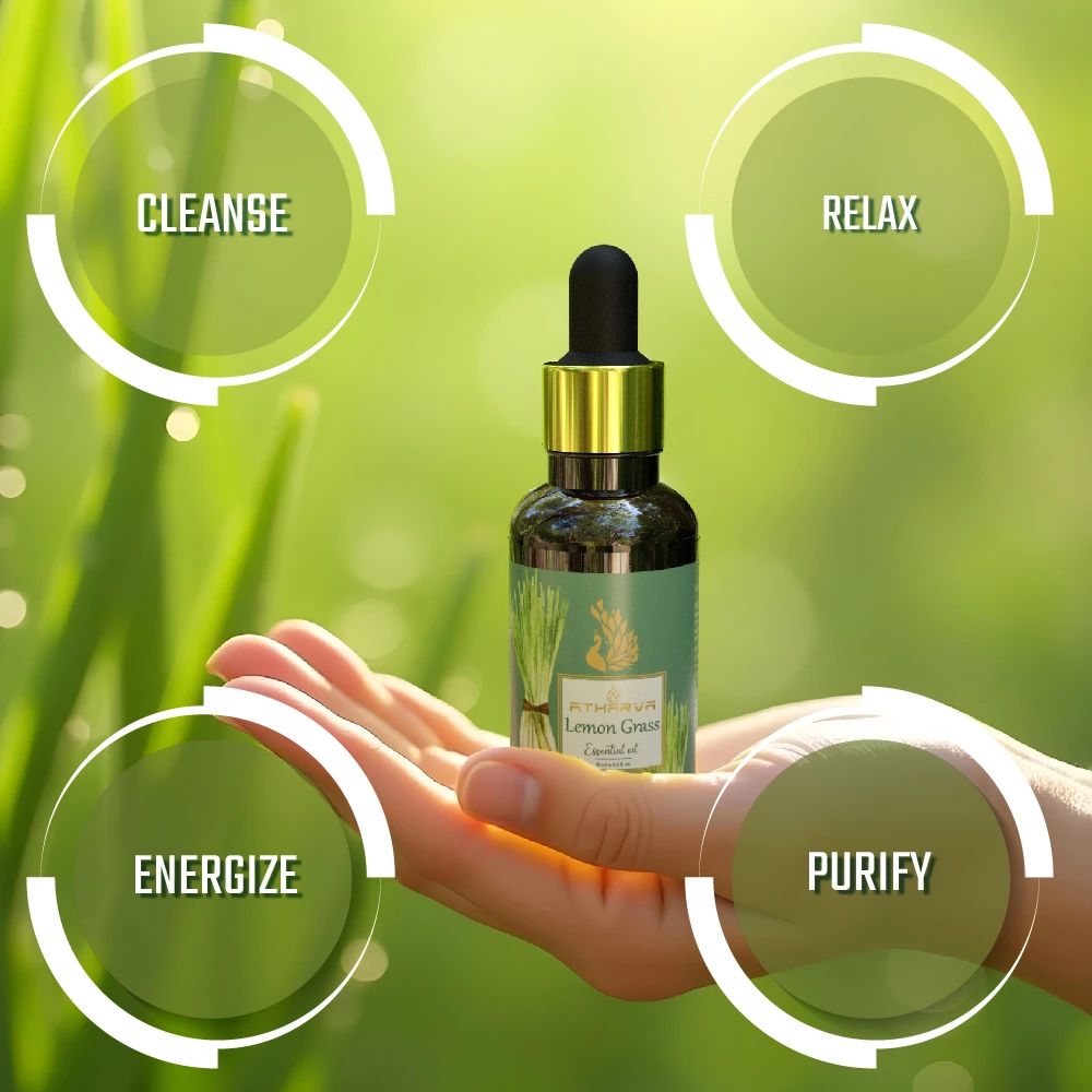 RBV B2B Atharva Lemon Grass Essential Oil (15ml)-12 Pcs.